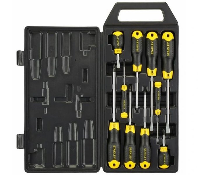 STANLEY 2-65-005 sada šroubováků v kufru (10ks) Obrázek