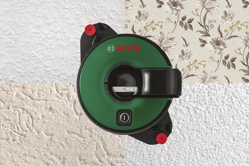 BOSCH Atino Set svinovací metr s laserovou linkou + set gelových podložek (6x) Obrázek