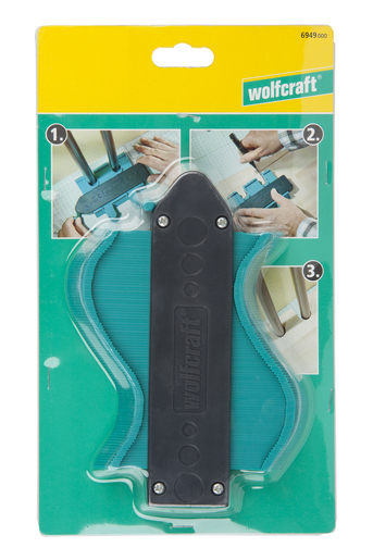 WOLFCRAFT 6949000 obrysová šablona na přenos tvarů Obrázek