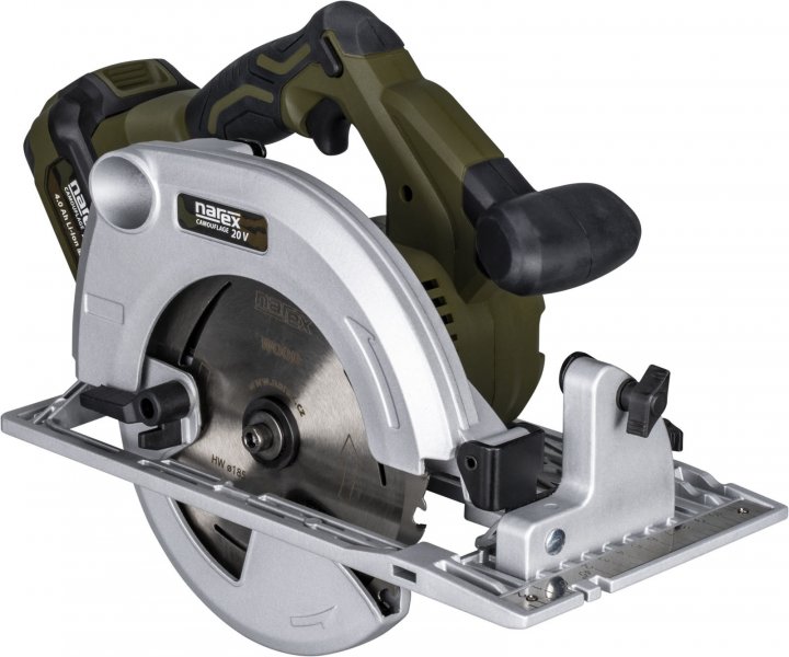 NAREX CPK 65 Basic (verze bez aku) aku okružní pila Camouflage 20V Obrázek