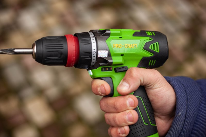 PROCRAFT PA12DFR vrtací aku šroubovák LiIon 12V 2x 1,5Ah Obrázek