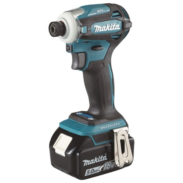 MAKITA DTD172RTJ aku rázový šroubovák 1/4" Li-ion LXT 18V/5,0Ah, Makpac