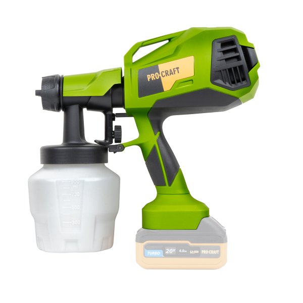 PROCRAFT PSE30BB aku stříkací pistole LiIon 20V, bez aku Obrázek