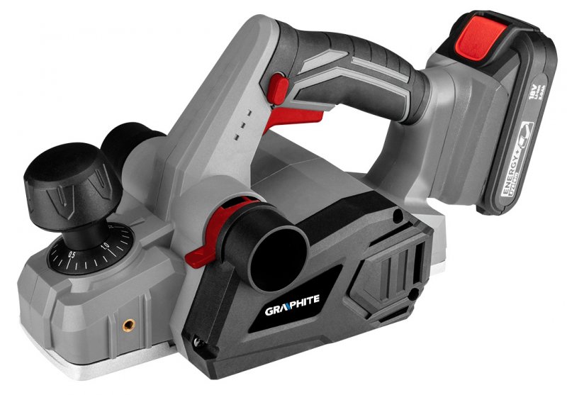 GRAPHITE ENERGY+ 58GE135 aku hoblík 82mm 18V LiIon, bez baterie a nabíječky Obrázek