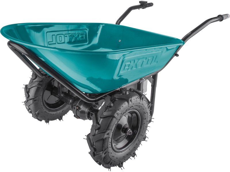 EXTOL INDUSTRIAL 8791941 aku kolečko stavební 100 lit. 260 kg SHARE20V 40V LiIon bez aku Obrázek