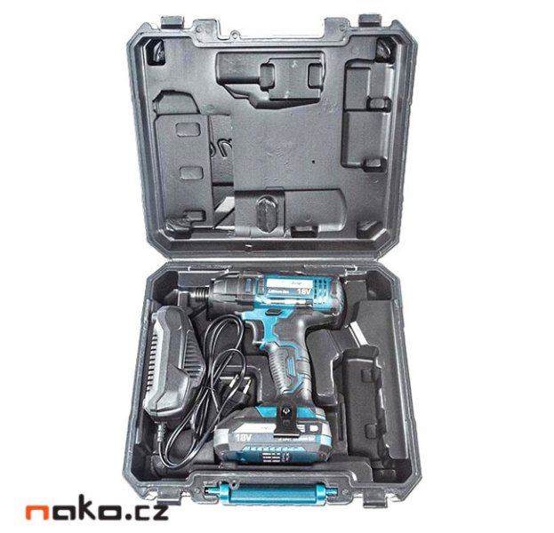 XTline XT102760 aku rázový utahovák 1/4" 18V LiIon 1x2Ah Obrázek