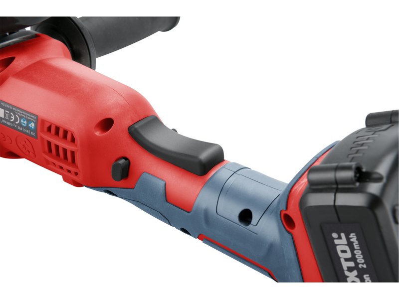 EXTOL PREMIUM 8891840 aku úhlová bruska 115mm, SHARE20V Li-ion, 2Ah Obrázek