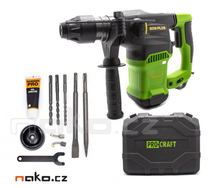 PROCRAFT BH2250 kombinované kladivo SDS+ 6 J Obrázek