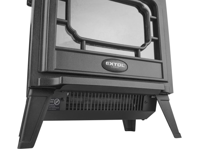 EXTOL LIGHT 43420 elektrický přímotop KRB s LED plápolajícím ohněm, 1800W Obrázek