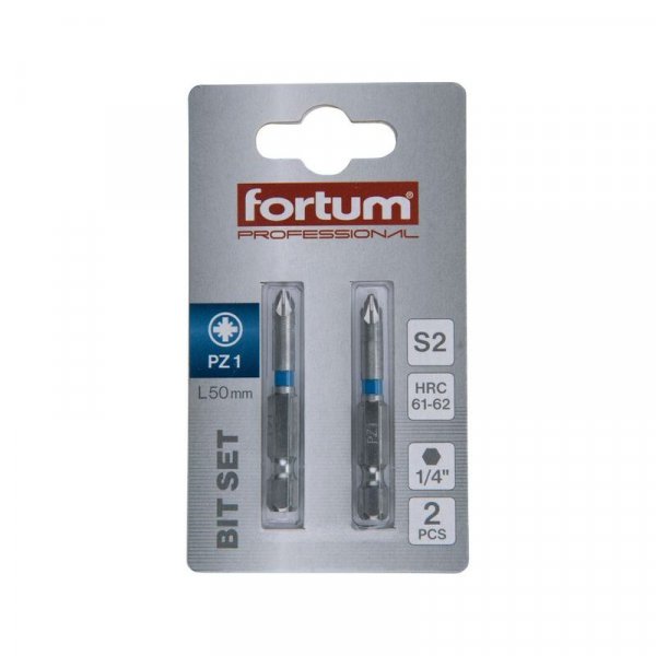 FORTUM-KITO bit PZ1x50mm, S2 4741311 - 2ks