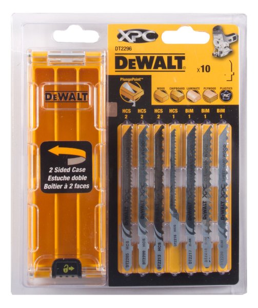 DeWALT DT2296 sada plátků do dřeva XPC, (10 ks) Obrázek