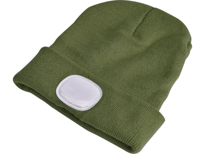 EXTOL LIGHT 43192 čepice s čelovkou 45lm nabíjecí USB univerzální velikost ZELENÁ Obrázek