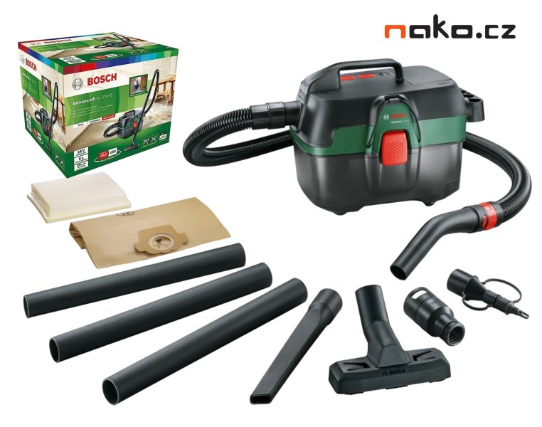 BOSCH akumulátorový vysavač AdvancedVac 18V-8 Obrázek