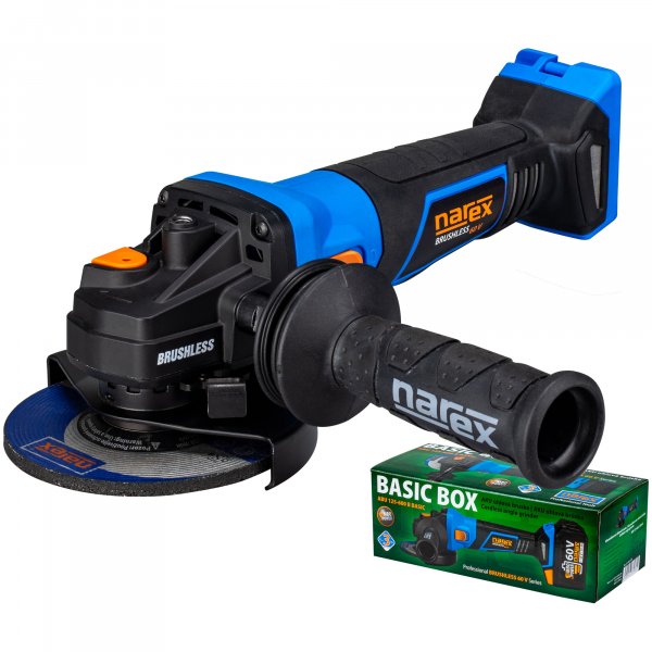 NAREX ABU 125-600 B Basic (verze bez aku) aku úhlová bruska