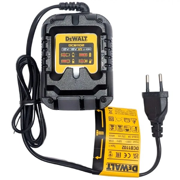 DeWALT DCB1102 vícenapěťová nabíječka baterií XR Li-Ion 10,8V/18V 2A