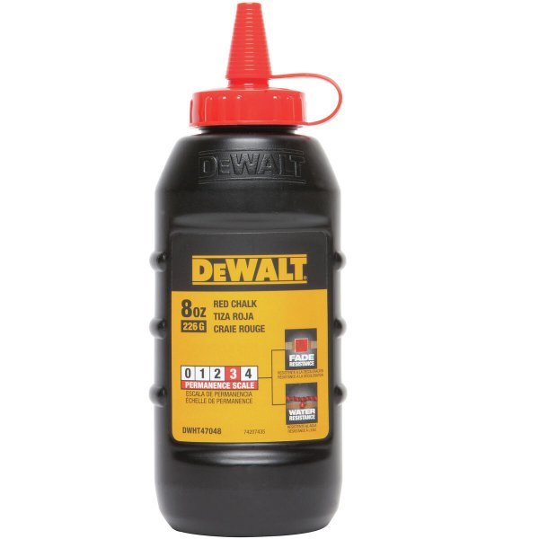 DeWALT DWHT47048-9 červená křída 225g Obrázek