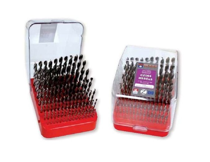 Sada vrtáků 1-10x0.1mm 91ks tvářené HSS 221121 STIM ZET - SV1121RNHSS-91PP Obrázek