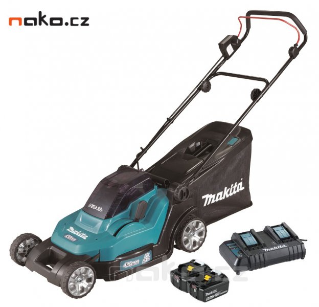 MAKITA DLM432PT2 akumulátorová travní sekačka LXT LiIon 2x18V 5Ah Obrázek