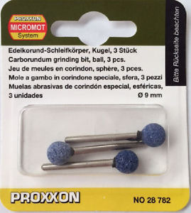 PROXXON 28782 sada stopkových brousků koule (3ks) Obrázek