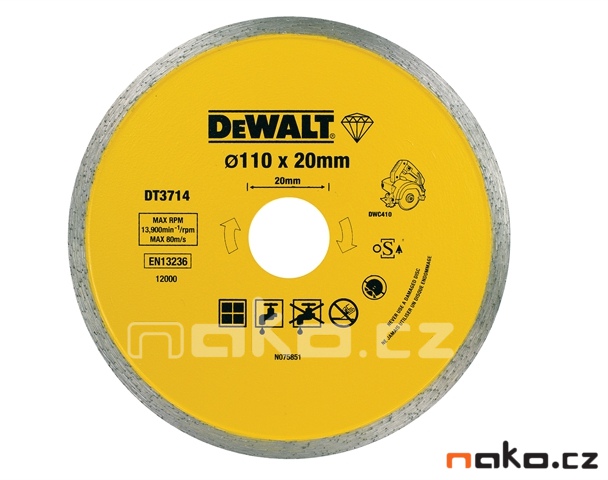 DeWALT DT3714 kotouč diamantový pro DWC410