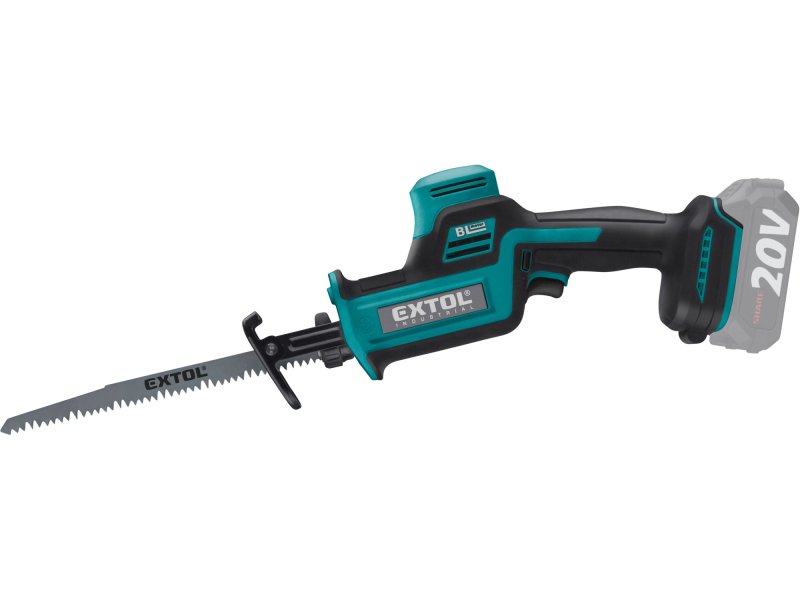 EXTOL INDUSTRIAL 8791829 jednoruční aku pila ocaska SHARE20V, BRUSHLESS, 20V LiIon bez aku