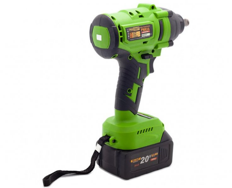 PROCRAFT PWA56 aku rázový utahovák bezuhlíkový 1/2" 560Nm LiIon 20V, bez aku Obrázek