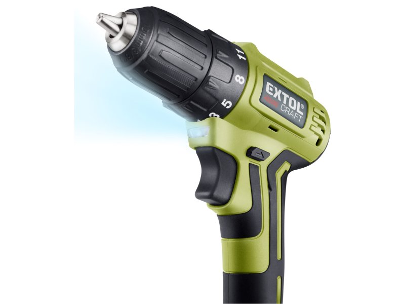 EXTOL CRAFT 402451 bezuhlíkový aku vrtací šroubovák BRUSHLESS 20V LiIon bez aku Obrázek