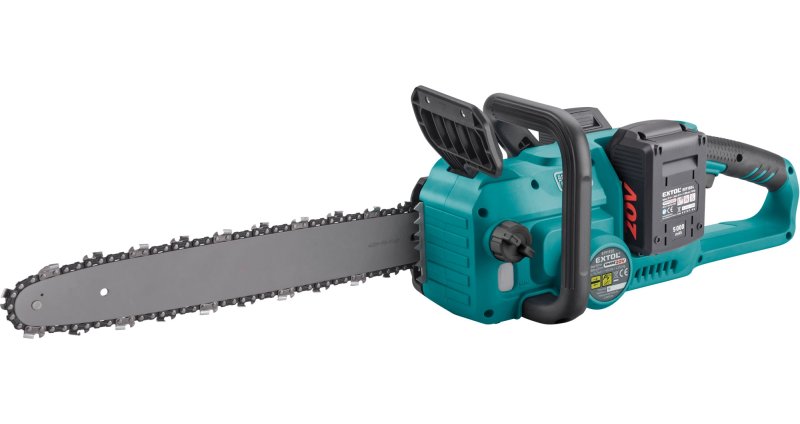 EXTOL INDUSTRIAL 8791920 aku řetězová pila BRUSHLESS 2x 20V LiIon 2x 4Ah SHARE20V 40cm Obrázek