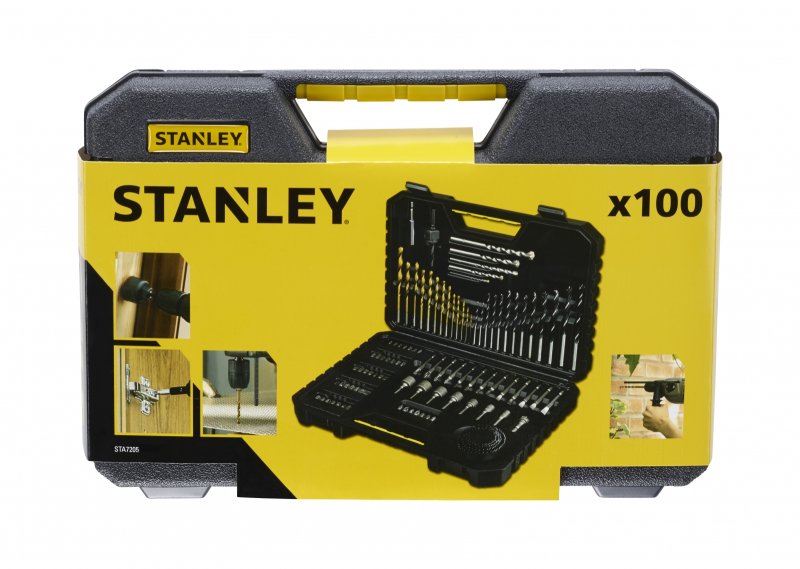 STANLEY STA7205 sada vrtáků a bitů 100ks Obrázek