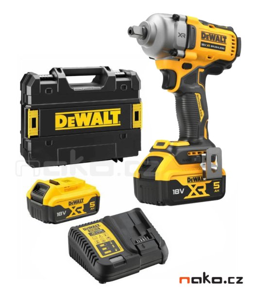 DeWALT DCF892P2T (2x5Ah) 18V aku rázový utahovák 1/2" - 813 Nm