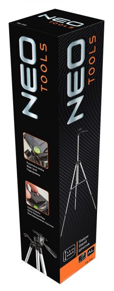 NEO TOOLS 75-110 stativ pro lasery 150cm 1/4" trojnožka Obrázek
