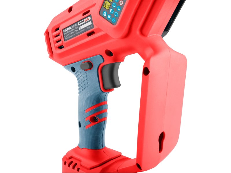 EXTOL PREMIUM 8891922 jednoruční aku řetězová pila 12cm SHARE 20V LiIon 2Ah Obrázek
