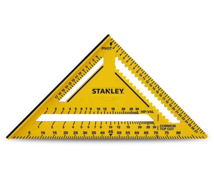 STANLEY STHT46012-0 dvoubarevný tesařský úhelník 180 mm