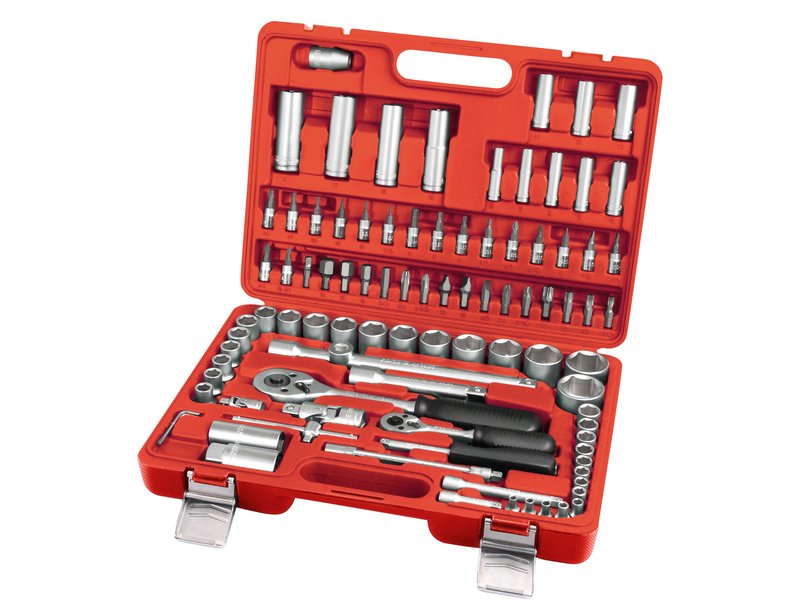 EXTOL PREMIUM 6525 gola sada 1/4", 1/2", 94 dílů