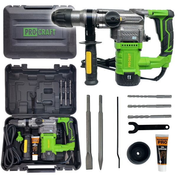 PROCRAFT BH1300 kombinované vrtací a sekací kladivo SDS+ 4,5J Obrázek