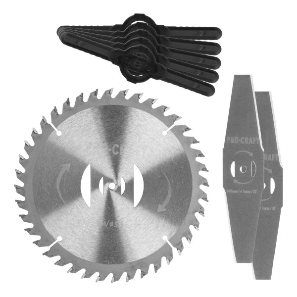 PROCRAFT PTA24 nožový aku vyžínač LiIon 20V 2x 2Ah LiIon (PTA24-2B) Obrázek