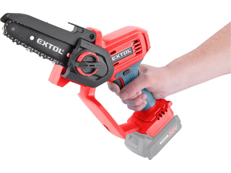 EXTOL PREMIUM 8891923 jednoruční aku řetězová pila 12cm SHARE 20V bez aku Obrázek