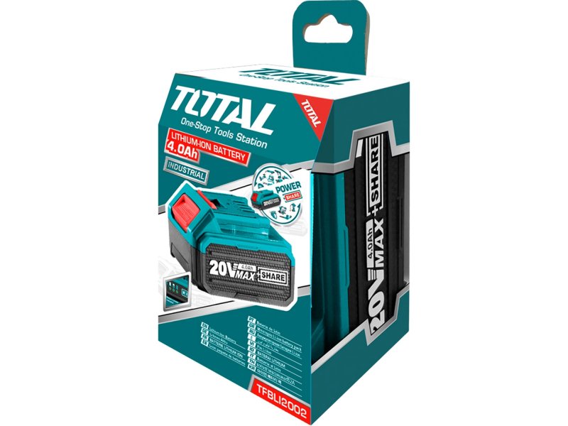TOTAL TFBLI2002 baterie 20V 4Ah LiIon Industrial P20S, ORIGINÁL Obrázek