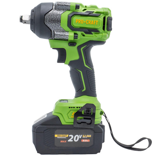 PROCRAFT PWA36 aku rázový utahovák bezuhlíkový 1/2" 850Nm LiIon 20V, bez aku Obrázek