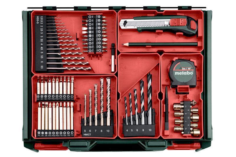 METABO SBE 650 SET příklepová vrtačka mobilní dílna 600742710 Obrázek