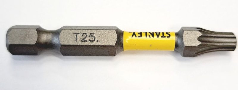 STANLEY torzní bit 1/4" T25, 50mm Obrázek
