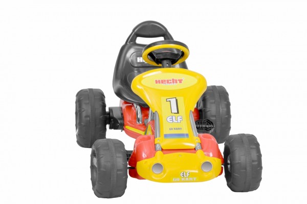 HECHT 59788 dětské šlapadlo motokára červená/žlutá Obrázek