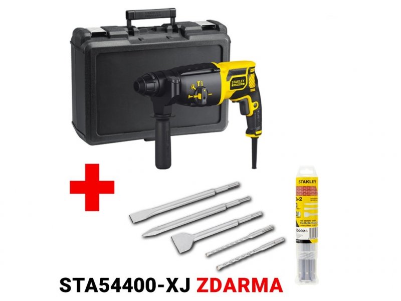 STANLEY FATMAX FME500K-QS kombinované vrtací a sekací kladivo 750W SDS+ ZDARMA STA54400