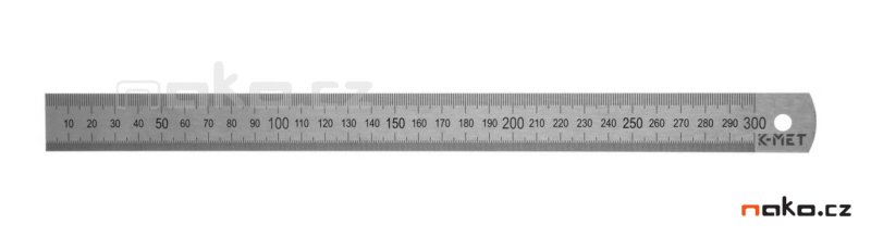 KINEX K-MET 1017 měřítko ocelové 300x13x0,5mm tenké