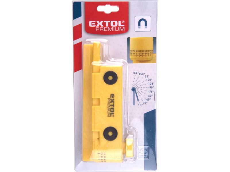 EXTOL PREMIUM 8812291 pokosová nastavitelná řezací šablona s magnety Obrázek