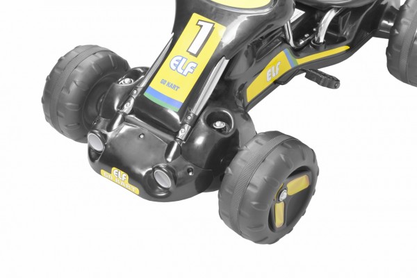 HECHT 59789 dětské šlapadlo motokára černá/žlutá Obrázek