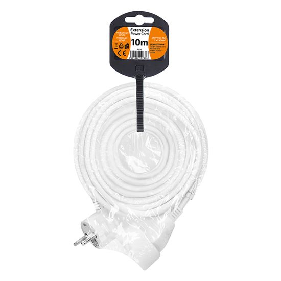 SOLIGHT PS06 prodlužovací kabel - spojka, 1 zásuvka, 10m, 3 x 1,5mm2, bílá Obrázek