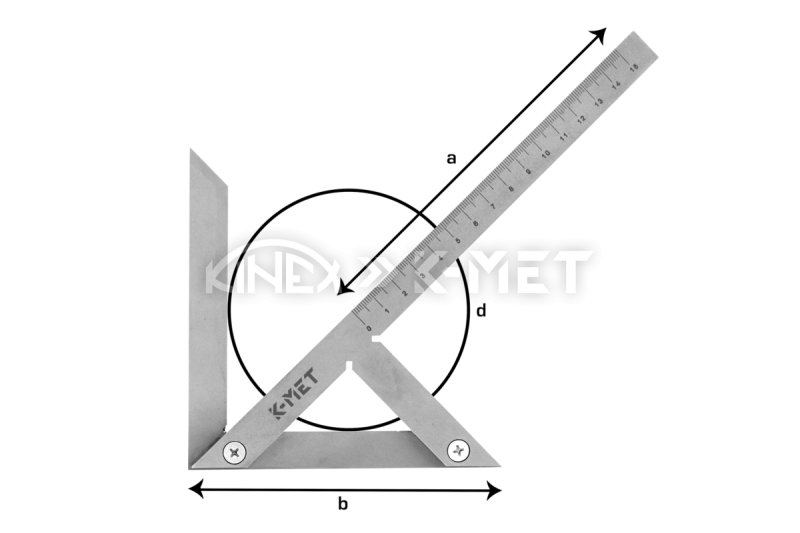 K-MET 4062 úhelník středící 100x70/90 mm Obrázek