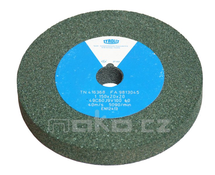 TYROLIT kotouč brusný 150x20x20mm 49C60J9V40