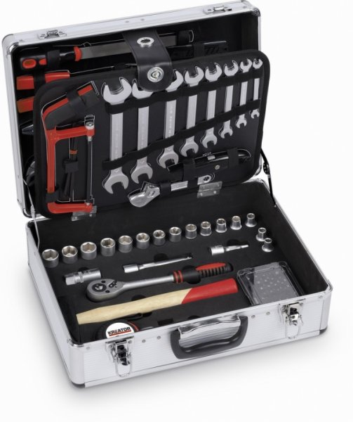 KREATOR KRT951002 sada ručního nářadí v hliníkovém kufru, 109 dílů Obrázek